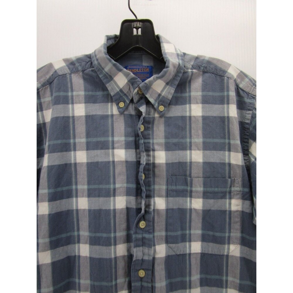 Pendleton Shirt Medium White Seaside Button Down … - image 2